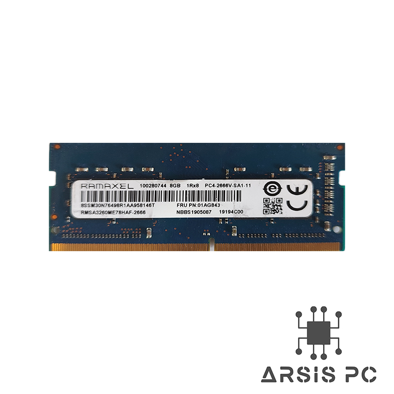 رم لپ تاپ RAMAXEL 8GB DDR4 2666