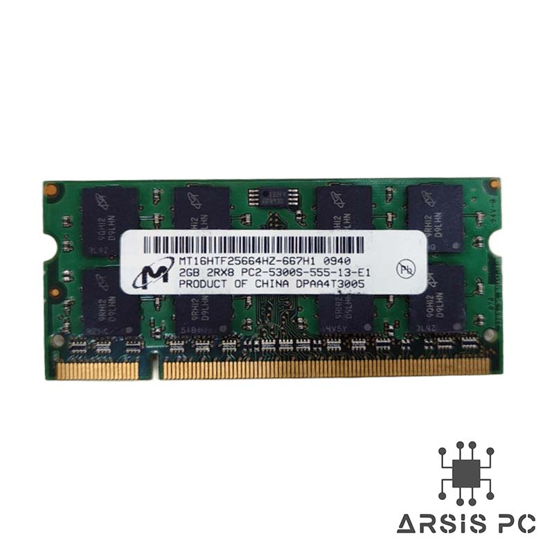 رم ۲ گیگابایتی Micron DDR2 667MHz