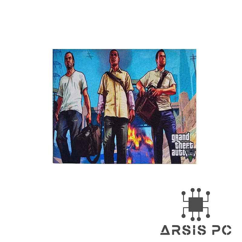 ماوس پد گیمینگ طرح Grand Theft Auto V (GTA V)