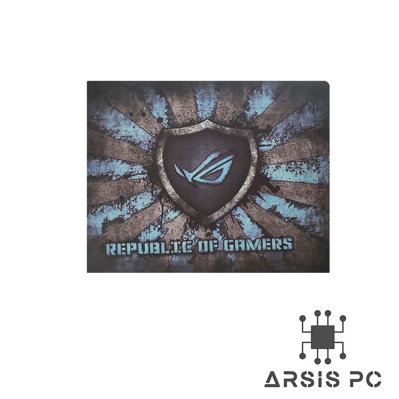 ماوس پد گیمینگ طرح لوگوی ROG با تم گرانج