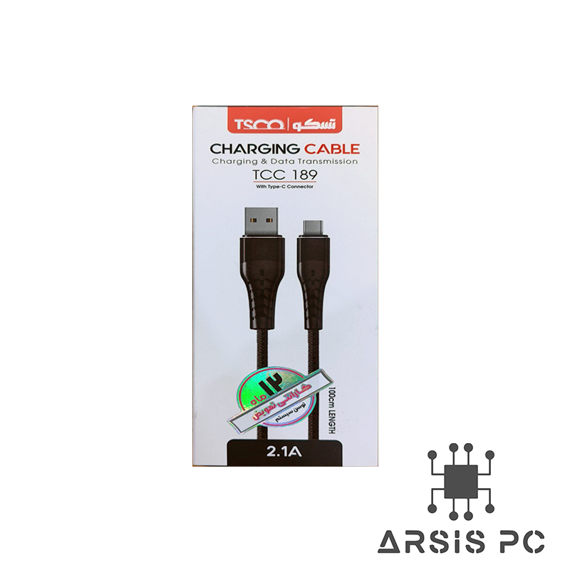 کابل شارژ تسکو مدل TSCO TCC 189