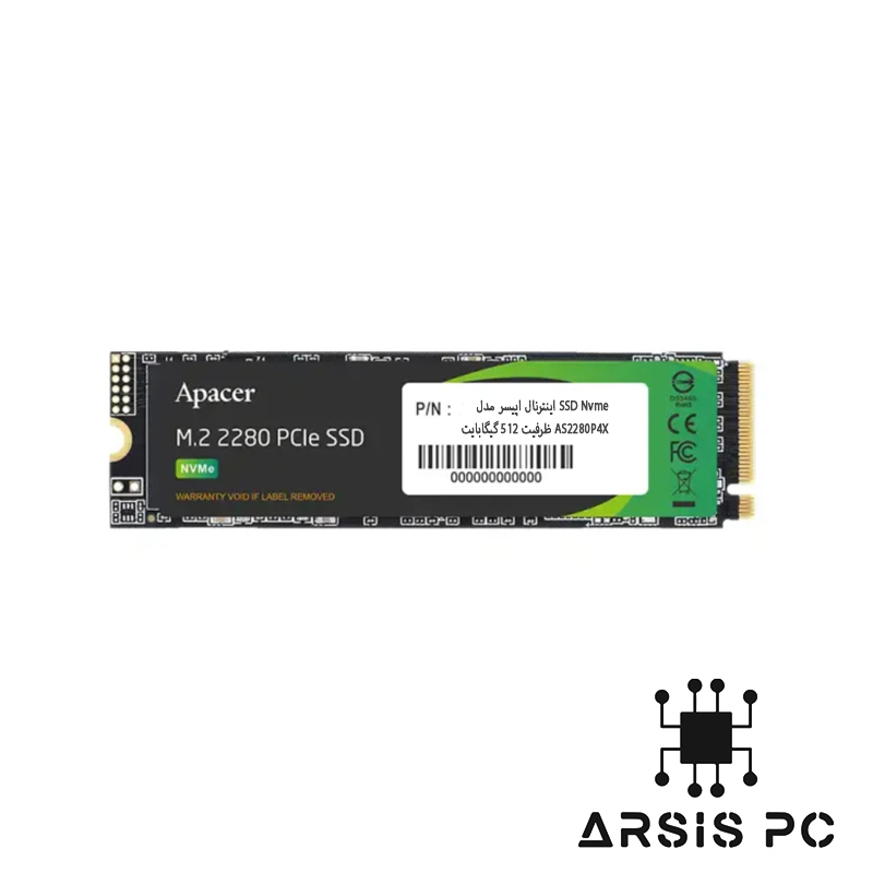 SSD Nvme اینترنال اپیسر مدل AS2280P4X ظرفیت 512 گیگابایت