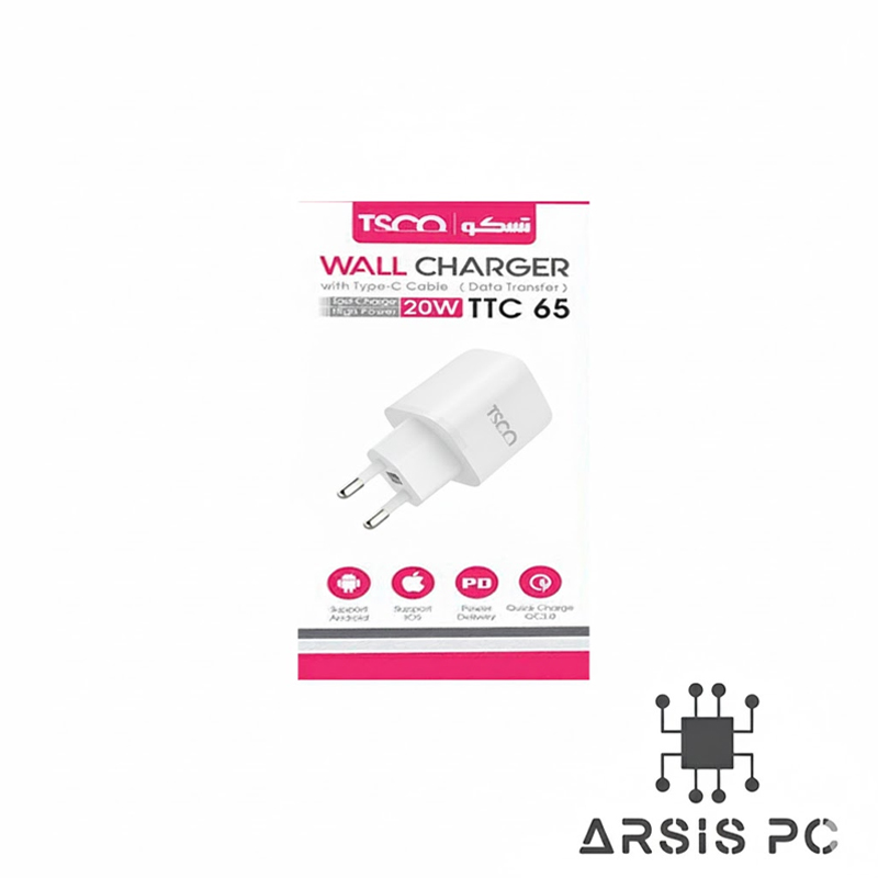 شارژر دیواری تسکو مدل TTC 65
