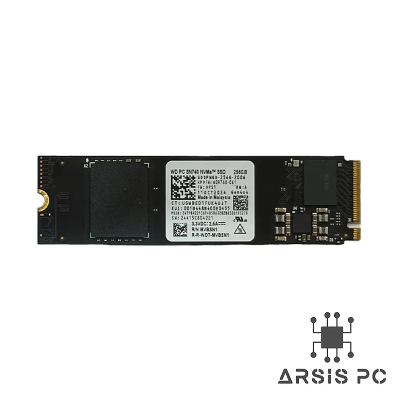هارد SSD وسترن دیجیتال مدل Black ظرفیت 256 گیگابایت M.2 2280 PCIe NVMe